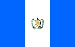 Die Flagge von Guatemala